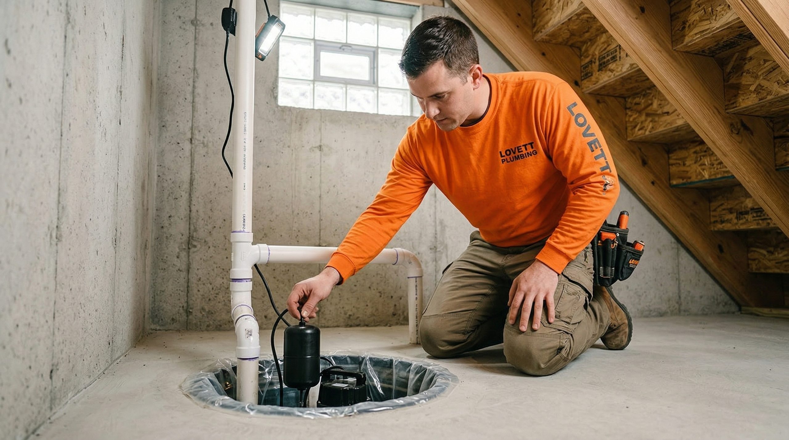 Professional-grade sump pump equipment